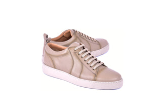 Corrente 7233 Leather Sneaker - Taupe