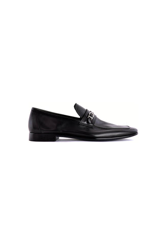 7256 Nappa Loafer - Black-Dellamoda