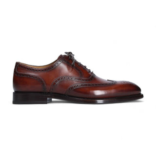 Franceschetti 7297004 Men's Shoes Calf-Skin Leather Wingtip Oxfords (FCCT1089)