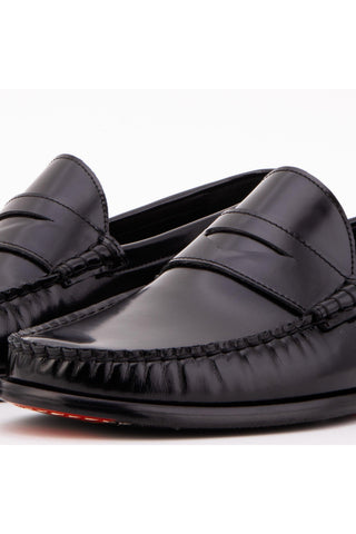 Vinci Belmont Patent Penny Loafer - Black
