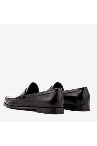Vinci Belmont Patent Penny Loafer - Black