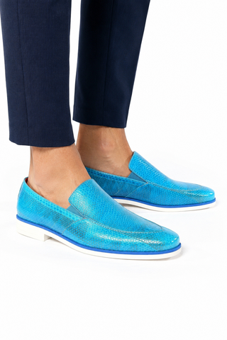 Fennix Daniel Genuine Eel-Skin Slip-on Loafers (FXS2600)