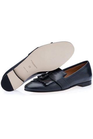 SUPERGLAMOUROUS Romeo Toledo Leather Tassels Loafers (SPGM1051)
