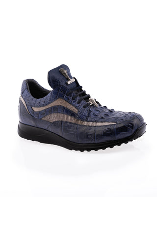 8453 Crocodile & Ostrich Sneaker-Dellamoda