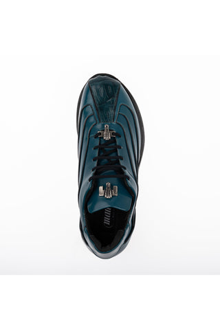8479/1 Crocodile & Leather Sneaker-Dellamoda