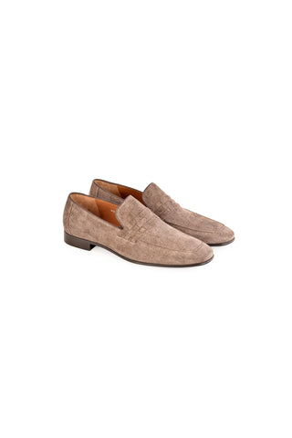 8658 Denim Loafer - Brown-Dellamoda