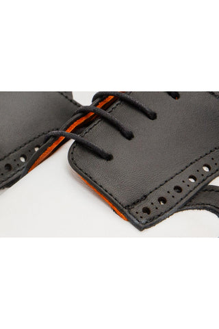 Vinci Neiva Leather Derby - Black & White