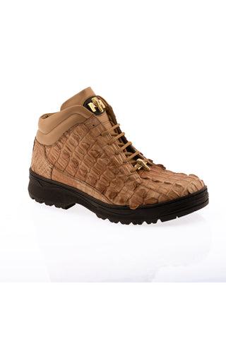 9089/2 Crocodile & Leather Boot-Dellamoda