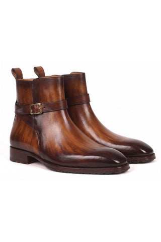 Paul Parkman 955 Patina Leather Jodhpur Boots (PM6335)-Dellamoda