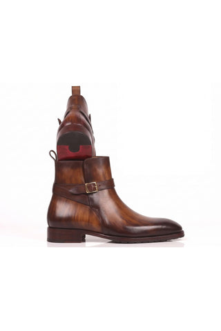 Paul Parkman 955 Patina Leather Jodhpur Boots (PM6335)-Dellamoda