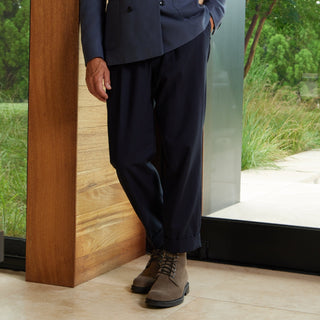 Aquatalia Bernardo Men’s Shoes Suede Leather Lace Up Boot (AQ1007)