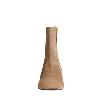 Andre Assous Amerie Women’s Shoes Suede & Crocodile Print Calf-Skin Leather Zip-Up Boot (AA1001)