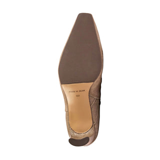 Andre Assous Amerie Women’s Shoes Suede & Crocodile Print Calf-Skin Leather Zip-Up Boot (AA1001)