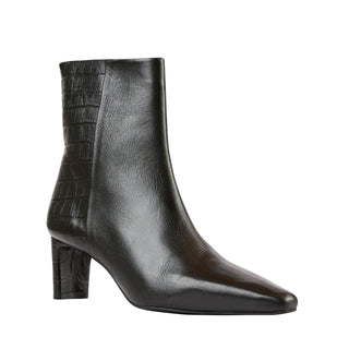 Andre Assous Amerie Women’s Shoes Calf-Skin & Crocodile Print Leather Zip-Up Boot (AA1002)