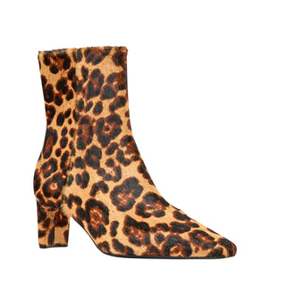 Andre Assous Amerie Women’s Shoes Leopard Print Calf Hair Zip-Up Boot (AA1003)