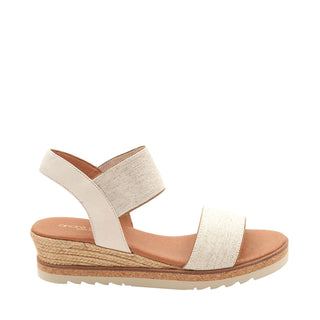 Neveah Women’s Shoes Linen Wedge (AA1011)