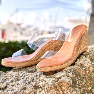 Anfisa Women’s Shoes Vinyl Wedge (AA1013)