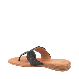 Nikky Women’s Shoes Raffia Leather Slip-On Sandal (AA1016)