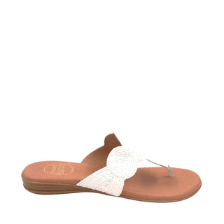 Nikky Women’s Shoes Raffia Leather Slip-On Sandal (AA1016)