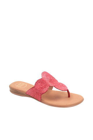 Andre Assous Nikky Women’s Shoes Raffia Slip-On Sandal (AA1016)