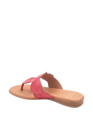 Andre Assous Nikky Women’s Shoes Raffia Slip-On Sandal (AA1016)