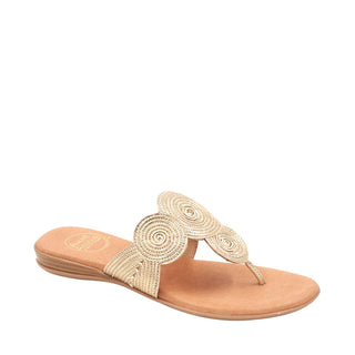 Nikky Women’s Shoes Calf-Skin Leather Slip-On Sandal (AA1017)