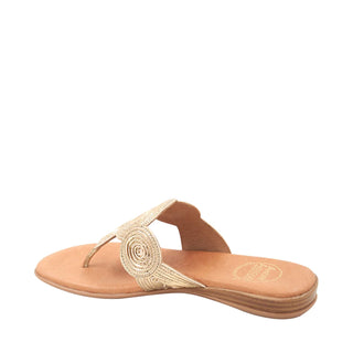 Nikky Women’s Shoes Calf-Skin Leather Slip-On Sandal (AA1017)