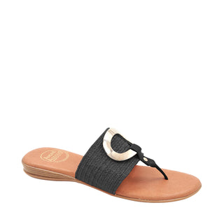 Nixi Women’s Shoes Raffia Leather Slip-On Sandal (AA1018)