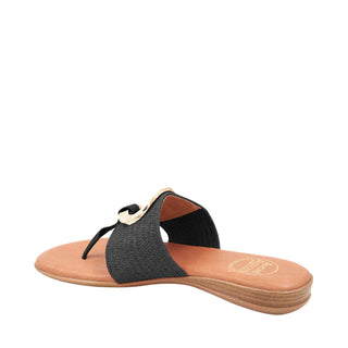 Nixi Women’s Shoes Raffia Leather Slip-On Sandal (AA1018)