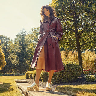 Andre Assous Olivia Calf-Skin Leather Slip-On Clog