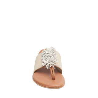 Andre Assous Novalee Linen Fabric Slip-On Sandal