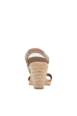 Andre Assous Allison Linen Fabric Slip-On Wedge