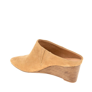 Andre Assous Wyatt Suede Leather Slip-On Wedge Mule