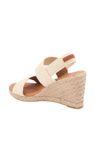 Andre Assous Allison Raffia Slip-On Wedge