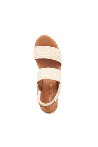 Andre Assous Allison Raffia Slip-On Wedge