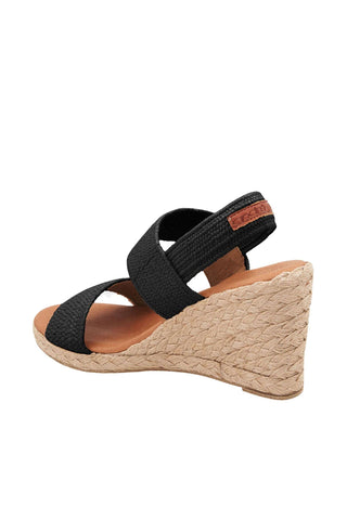 Andre Assous Allison Raffia Slip-On Wedge