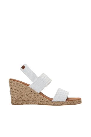 Andre Assous Allison Raffia Slip-On Wedge