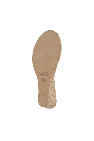 Andre Assous Allison Raffia Slip-On Wedge