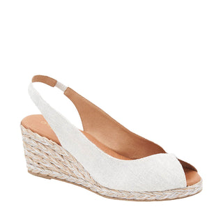 Andre Assous Audrey Fabric Slip-On Wedge
