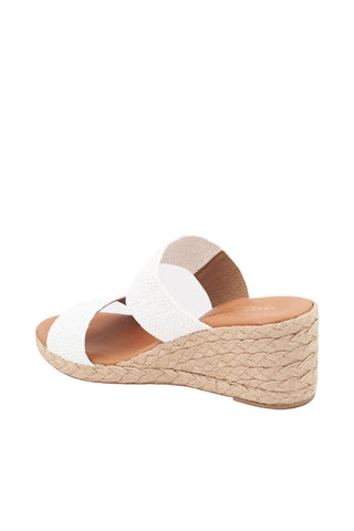 Andre Assous Nori Raffia Slip-On Sandal