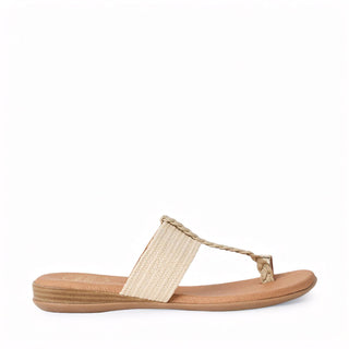 Andre Assous Neo Raffia & Leather Sandal