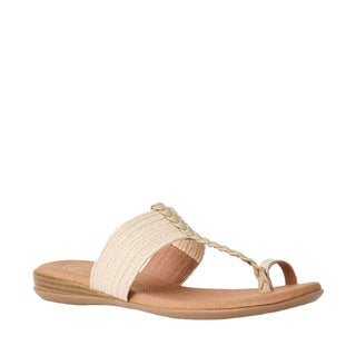 Andre Assous Neo Raffia & Leather Sandal