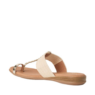 Andre Assous Neo Raffia & Leather Sandal