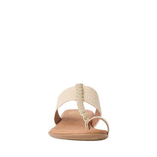 Andre Assous Neo Raffia & Leather Sandal
