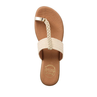 Andre Assous Neo Raffia & Leather Sandal