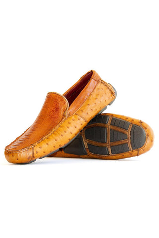 Alba Ostrich Driver - Brandy-Dellamoda