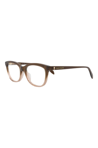 Alexander McQueen  GRADIENT DARK BROWN/LIGHT BROWN Eyeglasses