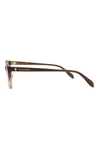 Alexander McQueen  GRADIENT DARK BROWN/LIGHT BROWN Eyeglasses