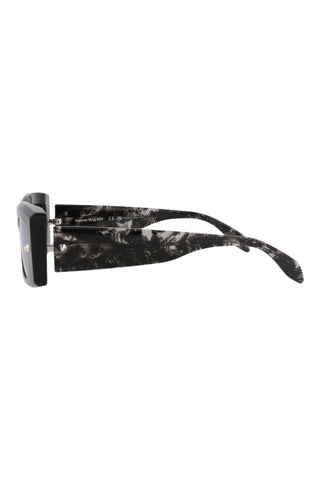 Alexander McQueen  Grey Havana w/Silver Studs Sunglasses
