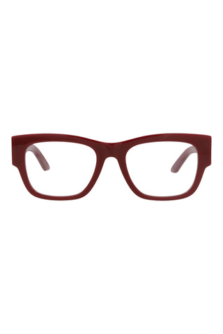 Alexander McQueen   BURGUNDY Eyeglasses